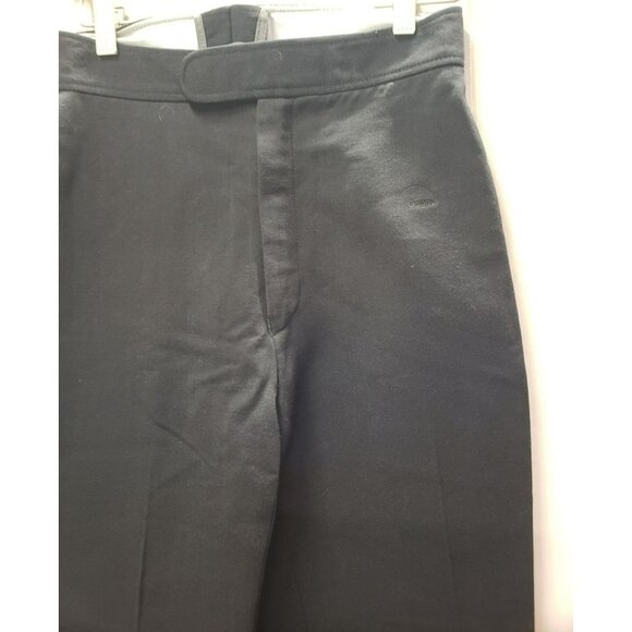 Bogner Wool Blend Black Ski Pants, Stirrup, Sz 10, High Waist, Made In USA - Picture 9 of 10
